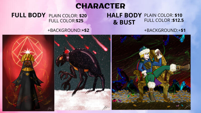 Simple illustration. $5 each one.